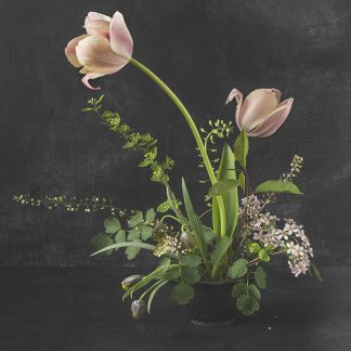 Kreetta Järvenpään kukka-workshop Erkkolassa 28.3.